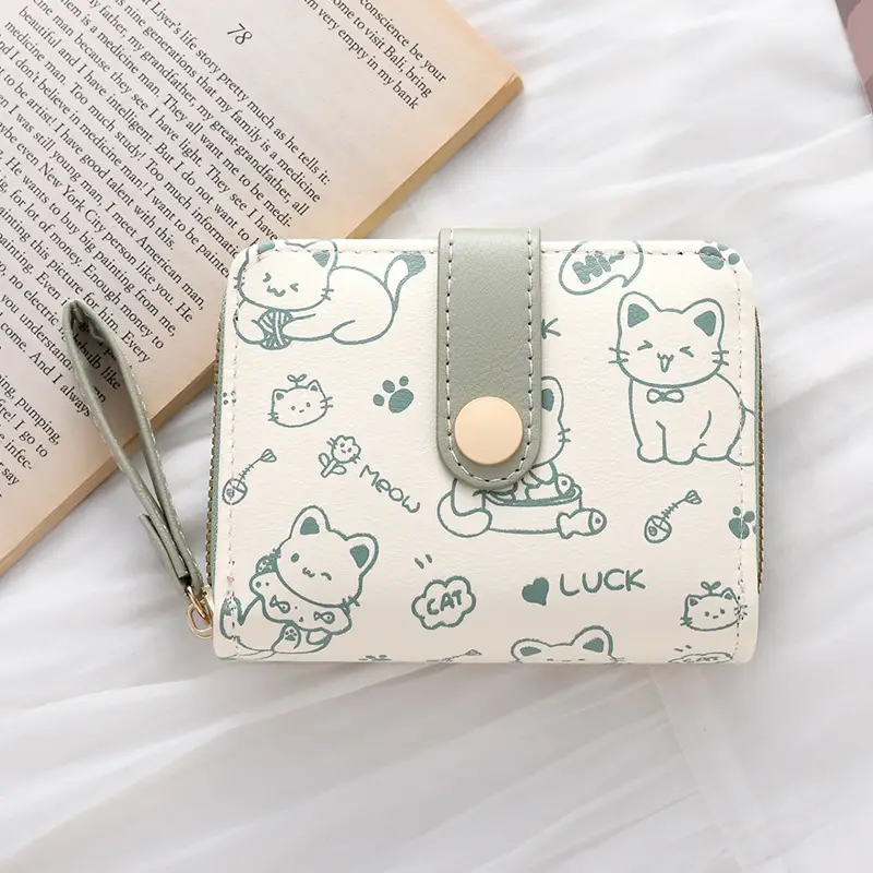Cute Kitten Belt Wallet with Multiple Card Slots - Image 3