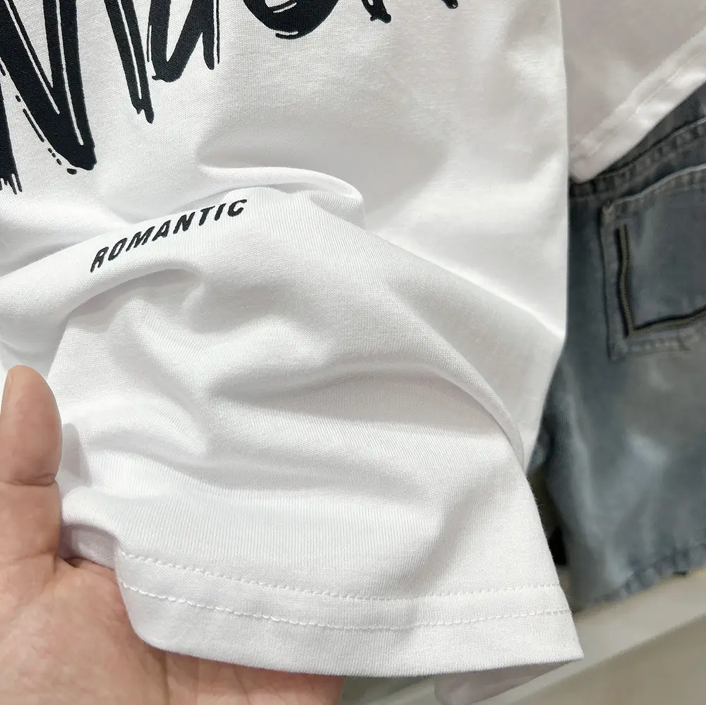 2025 Boys Short Sleeve White T-Shirt with Orange Graphic — feature 7