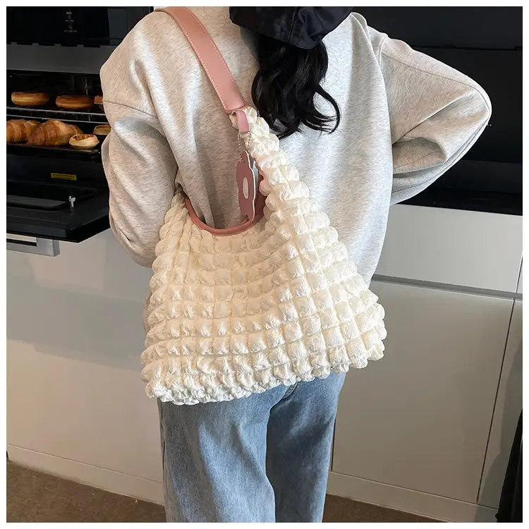 White Plaid Underarm Bag for Women 2025 — feature 19