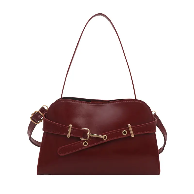 Women's Retro Elegant Crossbody Bag Red 2025 - Image 9