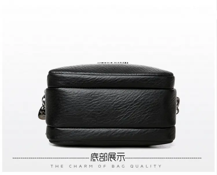 Black Crossbody Bag for Women with Zip & Strap — feature 22