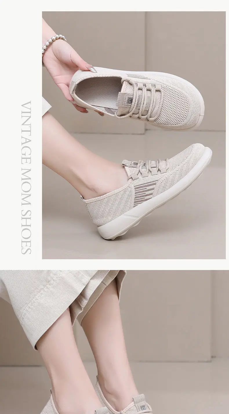 Women's Shoes 2025 Spring and Autumn Hot-Selling Slip-On Breathable Soft-Soled Casual Shoes Shallow Mouth Lightweight Lazy Shoes — feature 24