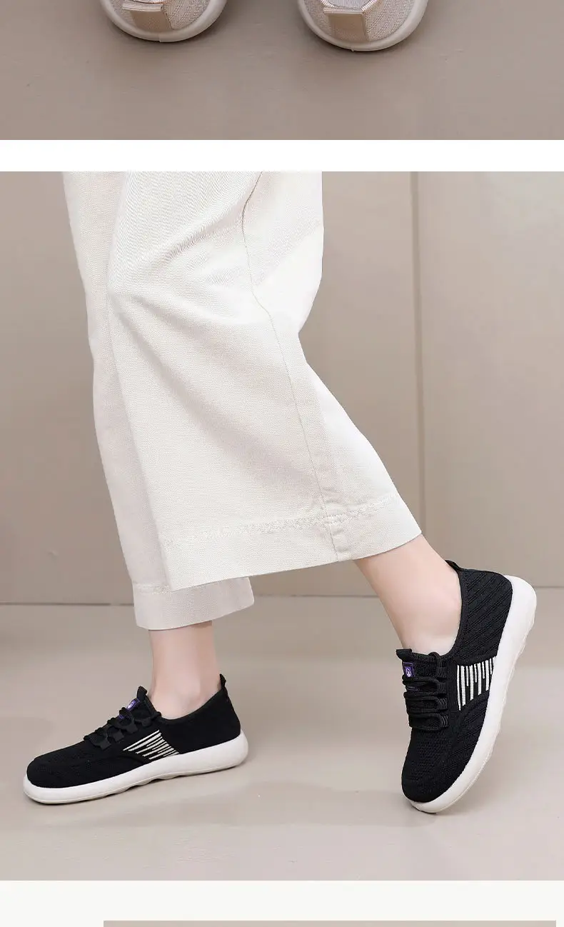 Women's Shoes 2025 Spring and Autumn Hot-Selling Slip-On Breathable Soft-Soled Casual Shoes Shallow Mouth Lightweight Lazy Shoes — feature 27