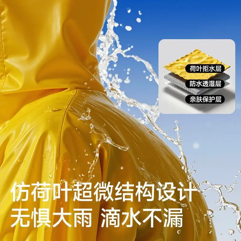 Non-Disposable Kidsren's Raincoat Eva Single Thickeneded Rainproof Good Quality Disposable Travel Portable Poncho - Image 11