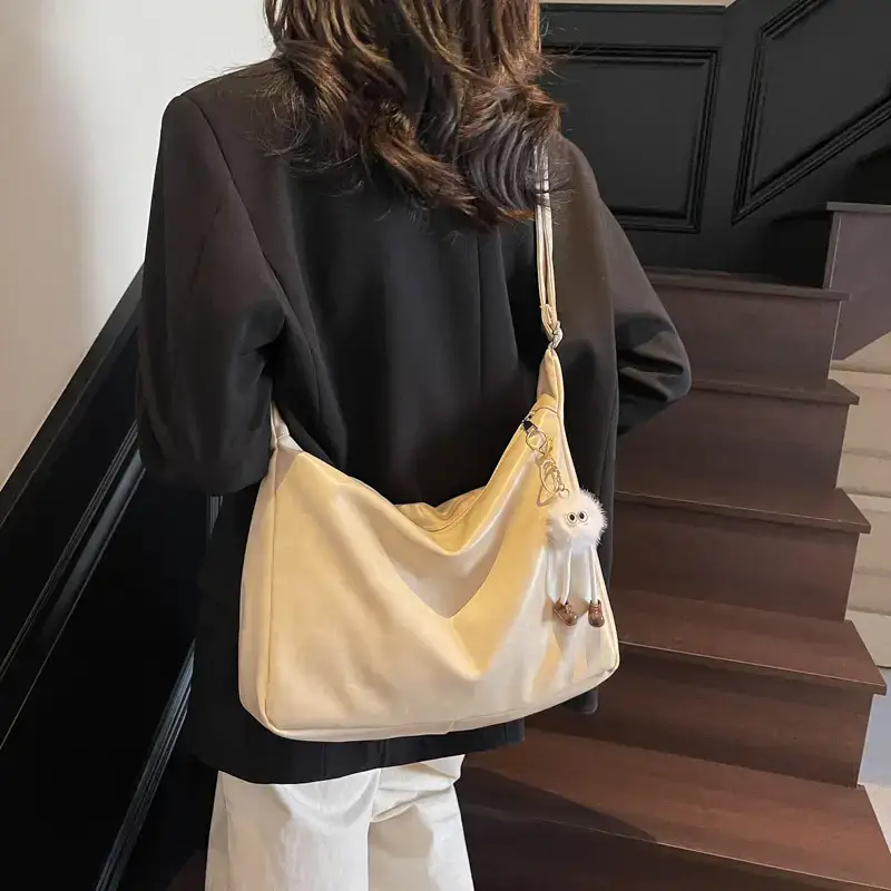 Pink Soft Leather Shoulder Bag for Women 2025 - Image 15