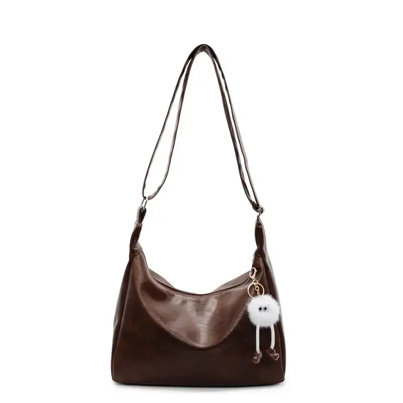 Pink Soft Leather Shoulder Bag for Women 2025 - Image 5