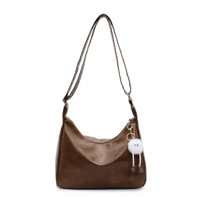 Pink Soft Leather Shoulder Bag for Women 2025 - Image 6