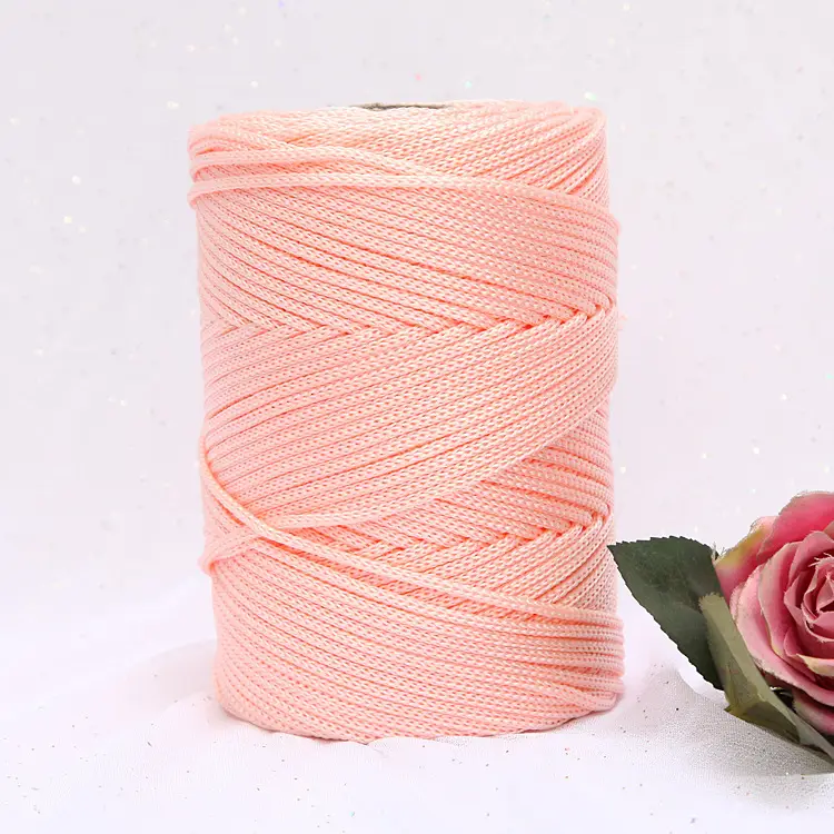 Light body thick ice thread hollow thread ice twine hand woven diy bag thread cushion thread summer sun hat thread