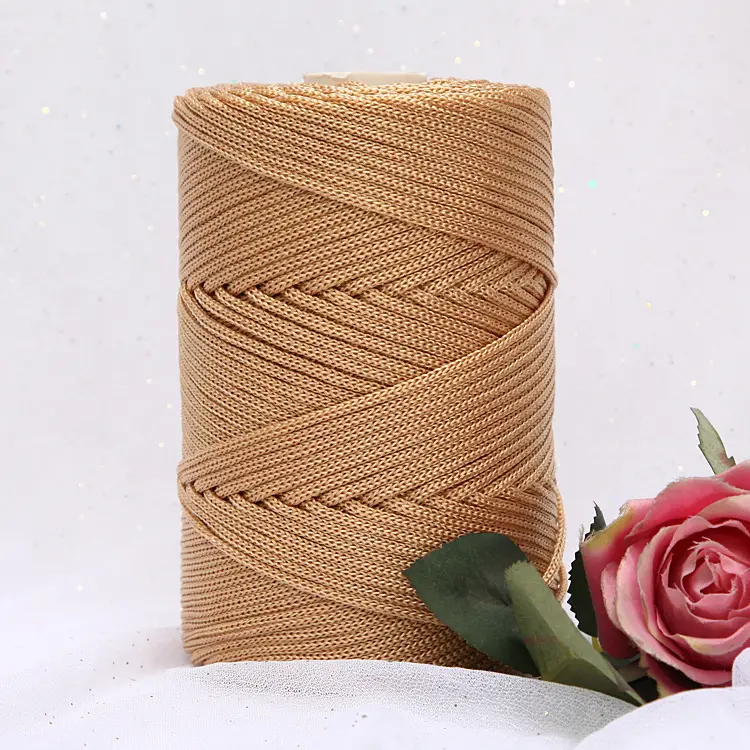 Light body thick ice thread hollow thread ice twine hand woven diy bag thread cushion thread summer sun hat thread