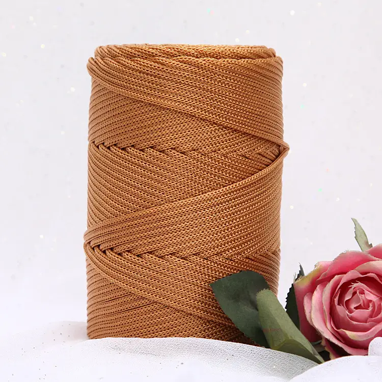 Light body thick ice thread hollow thread ice twine hand woven diy bag thread cushion thread summer sun hat thread