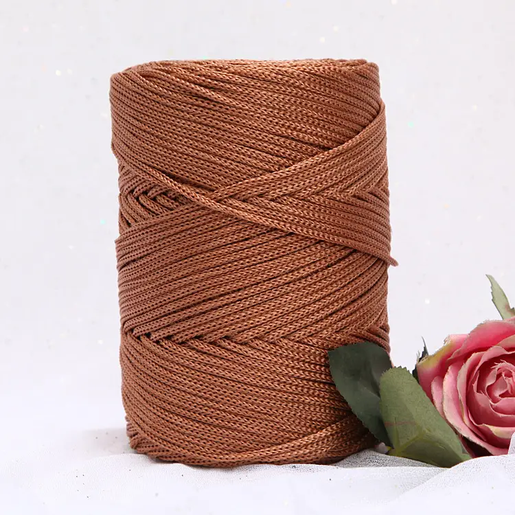 Light body thick ice thread hollow thread ice twine hand woven diy bag thread cushion thread summer sun hat thread