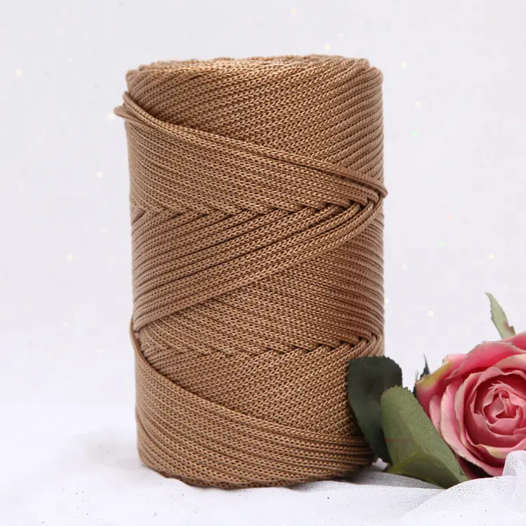 Light body thick ice thread hollow thread ice twine hand woven diy bag thread cushion thread summer sun hat thread