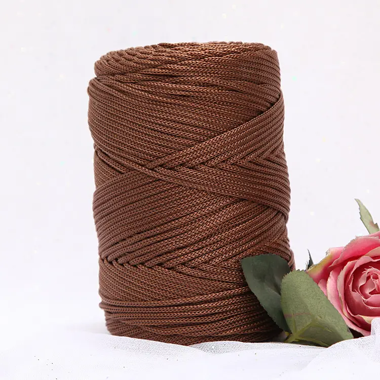 Light body thick ice thread hollow thread ice twine hand woven diy bag thread cushion thread summer sun hat thread
