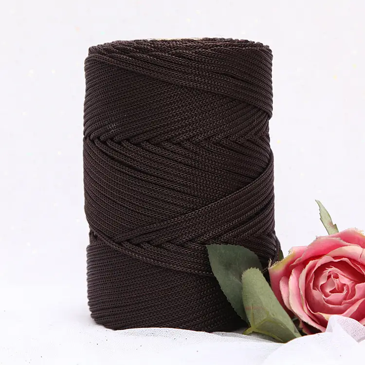 Light body thick ice thread hollow thread ice twine hand woven diy bag thread cushion thread summer sun hat thread
