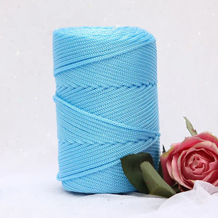 Light body thick ice thread hollow thread ice twine hand woven diy bag thread cushion thread summer sun hat thread