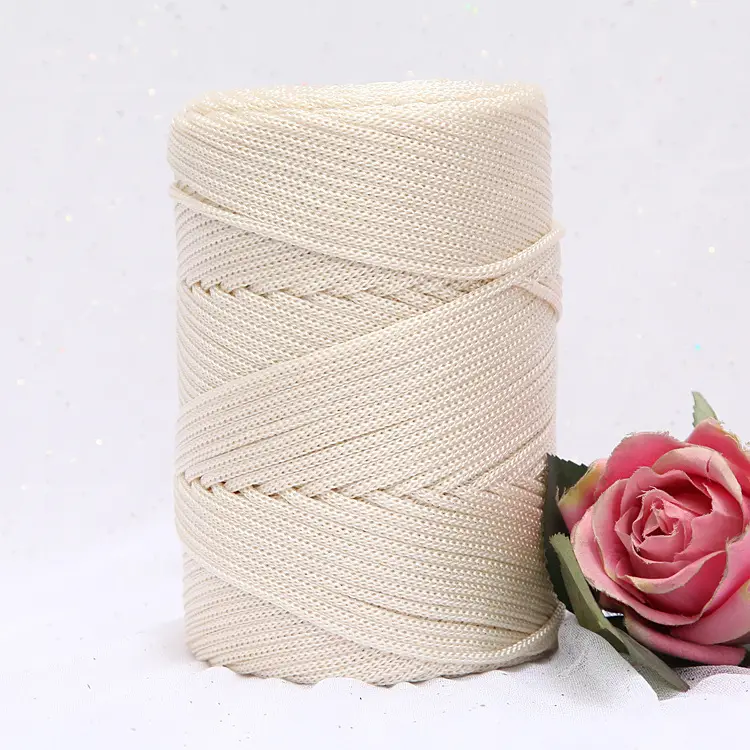 Light body thick ice thread hollow thread ice twine hand woven diy bag thread cushion thread summer sun hat thread