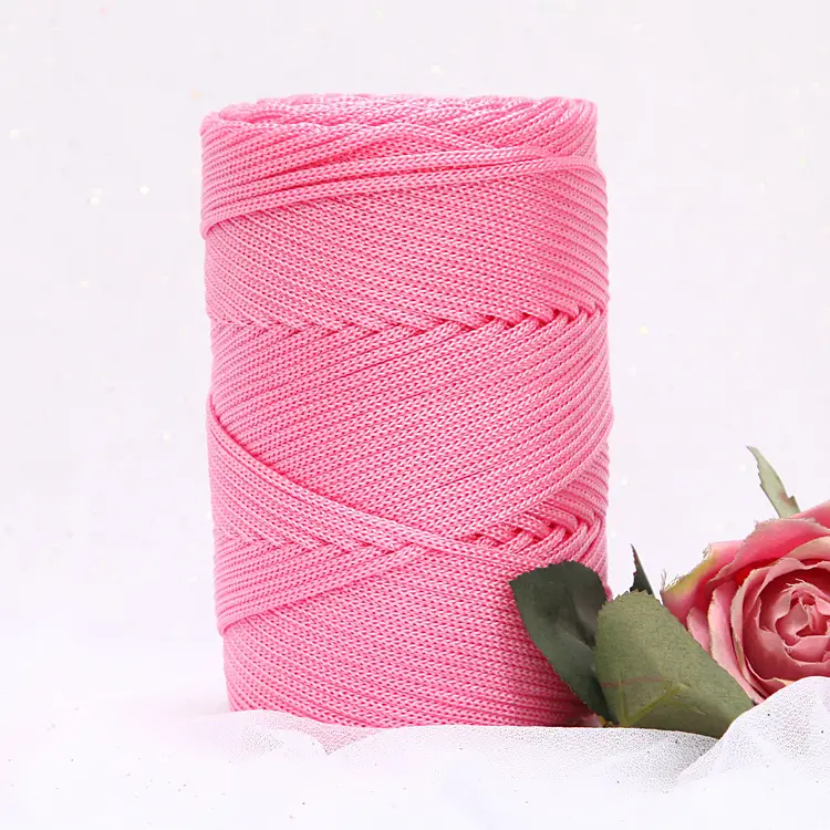 Light body thick ice thread hollow thread ice twine hand woven diy bag thread cushion thread summer sun hat thread