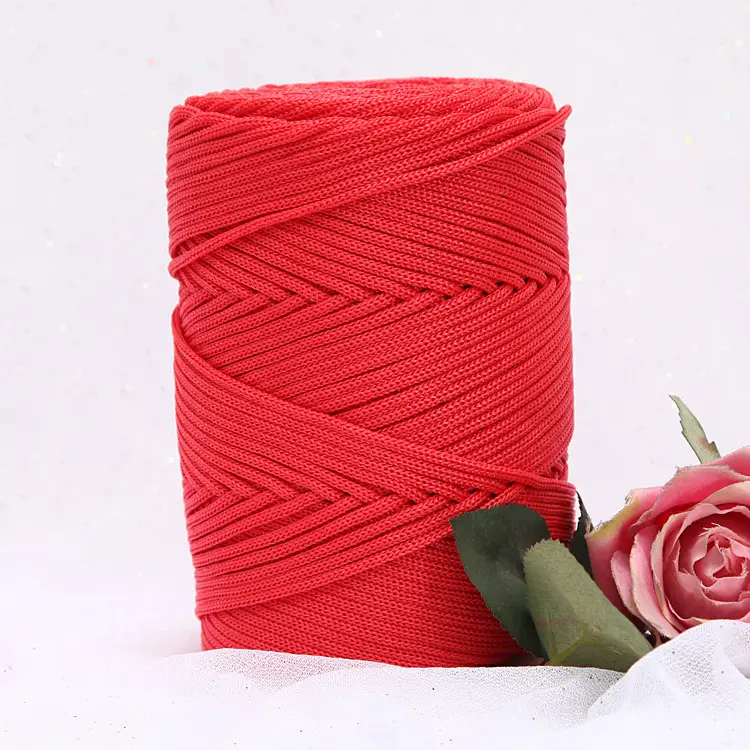Light body thick ice thread hollow thread ice twine hand woven diy bag thread cushion thread summer sun hat thread