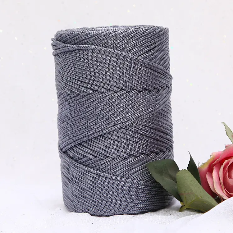 Light body thick ice thread hollow thread ice twine hand woven diy bag thread cushion thread summer sun hat thread