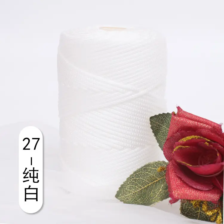 Light body thick ice thread hollow thread ice twine hand woven diy bag thread cushion thread summer sun hat thread