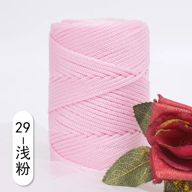 Light body thick ice thread hollow thread ice twine hand woven diy bag thread cushion thread summer sun hat thread