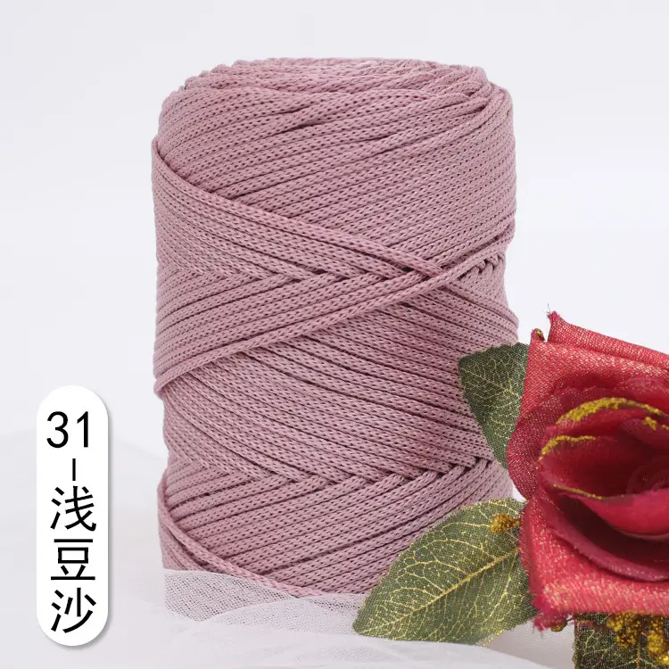 Light body thick ice thread hollow thread ice twine hand woven diy bag thread cushion thread summer sun hat thread