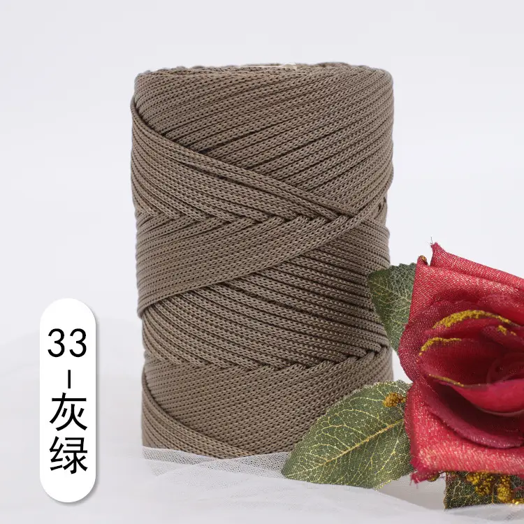 Light body thick ice thread hollow thread ice twine hand woven diy bag thread cushion thread summer sun hat thread