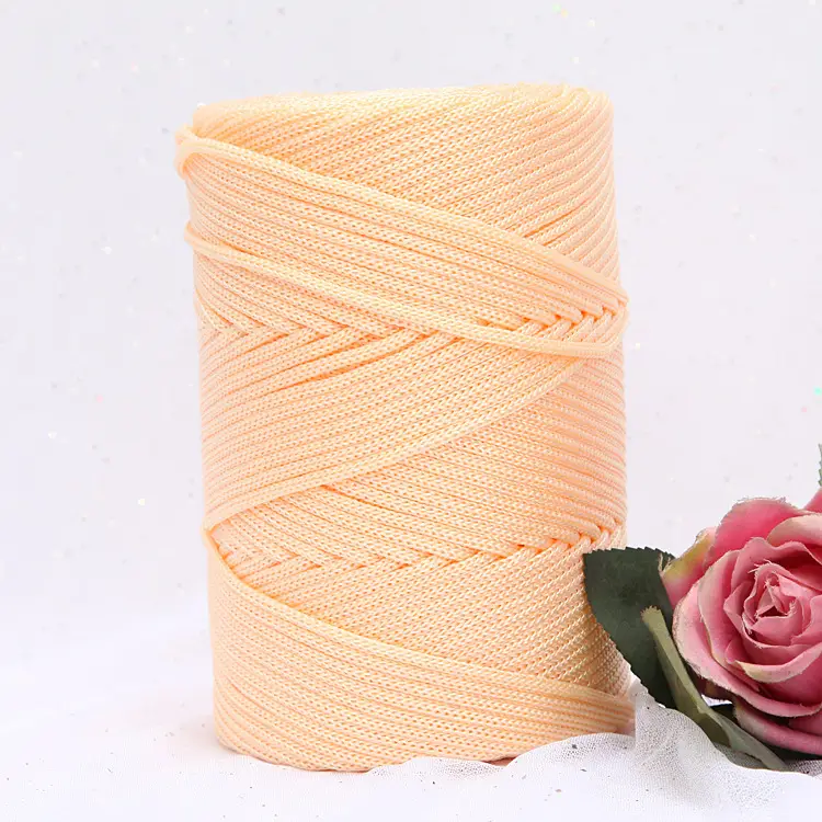 Light body thick ice thread hollow thread ice twine hand woven diy bag thread cushion thread summer sun hat thread