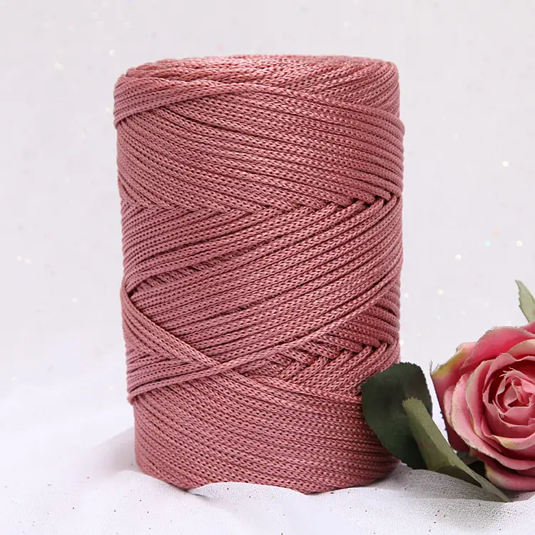 Light body thick ice thread hollow thread ice twine hand woven diy bag thread cushion thread summer sun hat thread