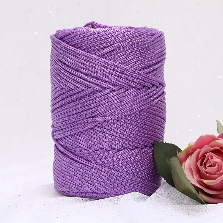 Light body thick ice thread hollow thread ice twine hand woven diy bag thread cushion thread summer sun hat thread