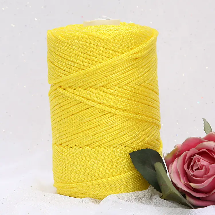 Light body thick ice thread hollow thread ice twine hand woven diy bag thread cushion thread summer sun hat thread