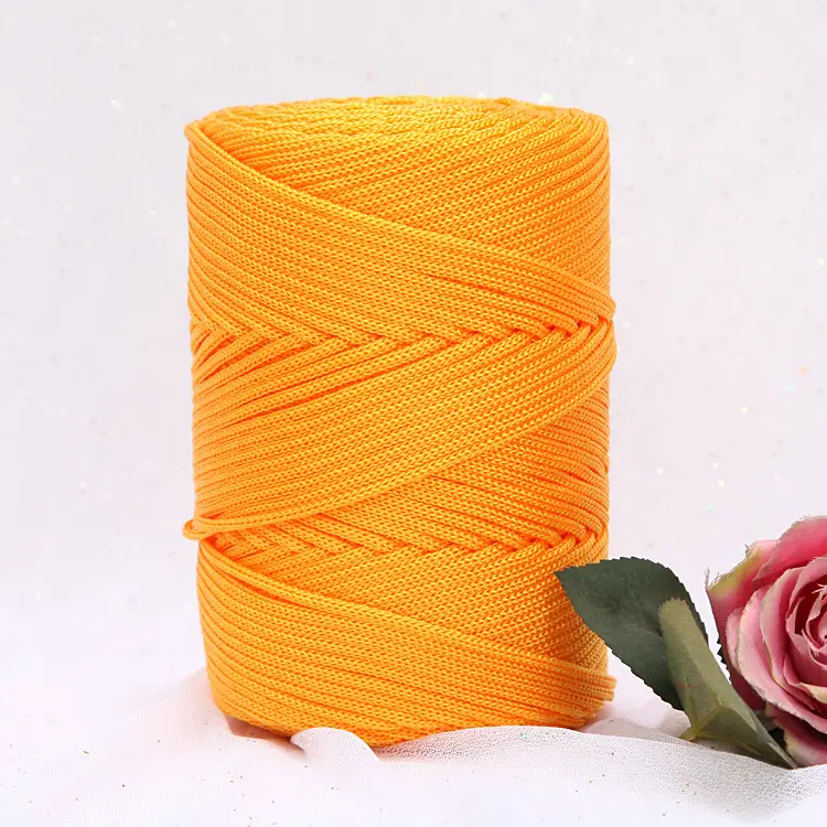Light body thick ice thread hollow thread ice twine hand woven diy bag thread cushion thread summer sun hat thread