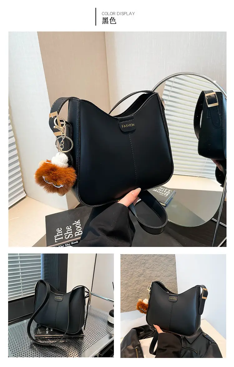 Stylish Textured Brown Shoulder Bag for Women — feature 11