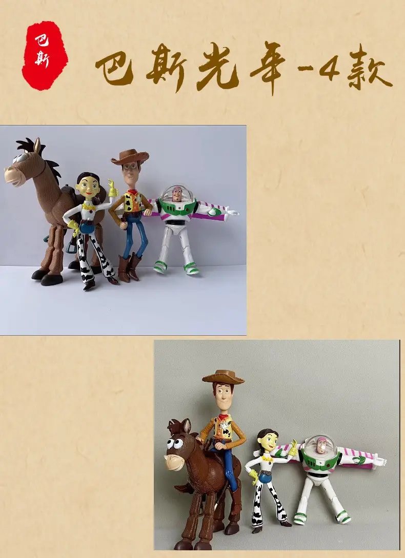 Buzz Lightyear Figure Toy Story Woody Detective Cowboy Astronaut Cake Doll Figure Ornament — feature 5