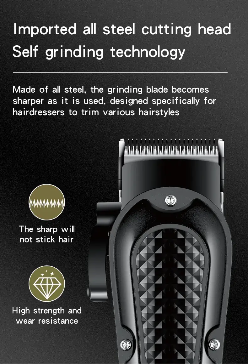 Hiena Electric Hair Clipper with 6 Blades — feature 4