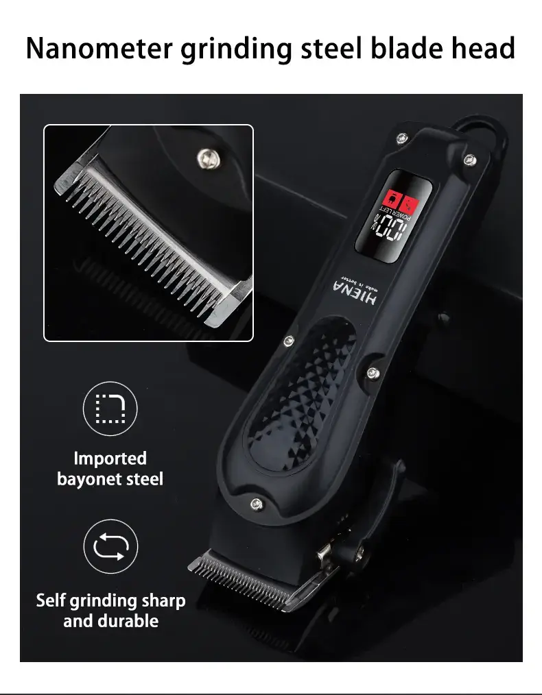 Hiena Electric Hair Clipper with 6 Blades — feature 5