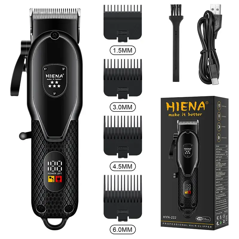 Hiena Electric Hair Clipper with 6 Blades - Image 2