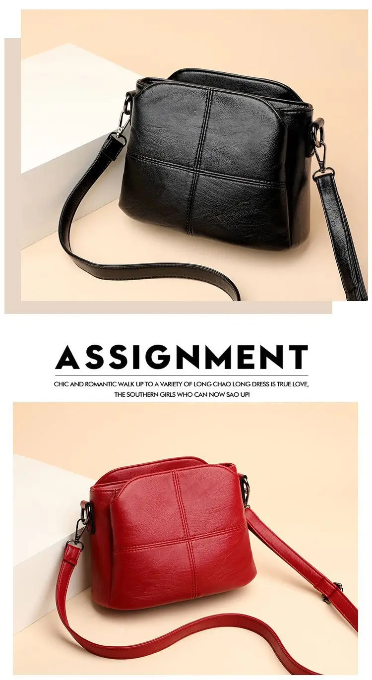 Black Soft Leather Crossbody Bag for Women — feature 14