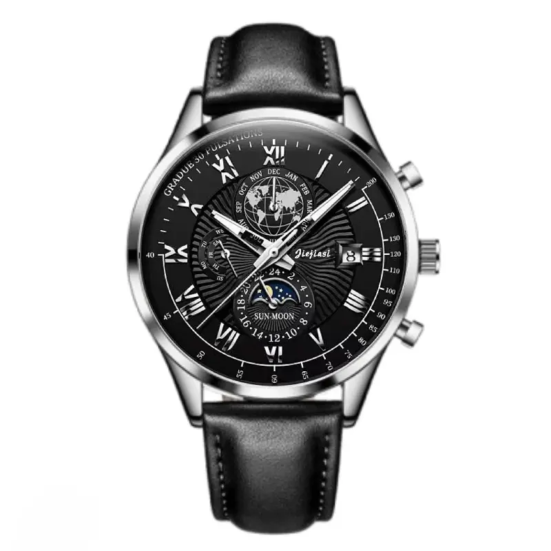 Men's Waterproof Multifunctional Luminous Calendar Watch