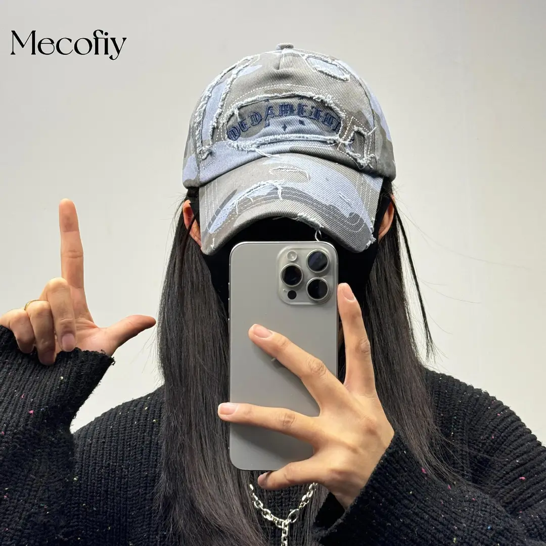 American Vintage Camouflage Cap for Girls Men Summer - Image 10