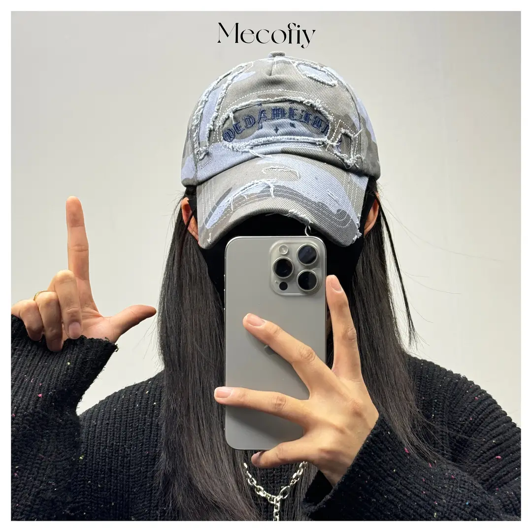 American Vintage Camouflage Cap for Girls Men Summer - Image 5