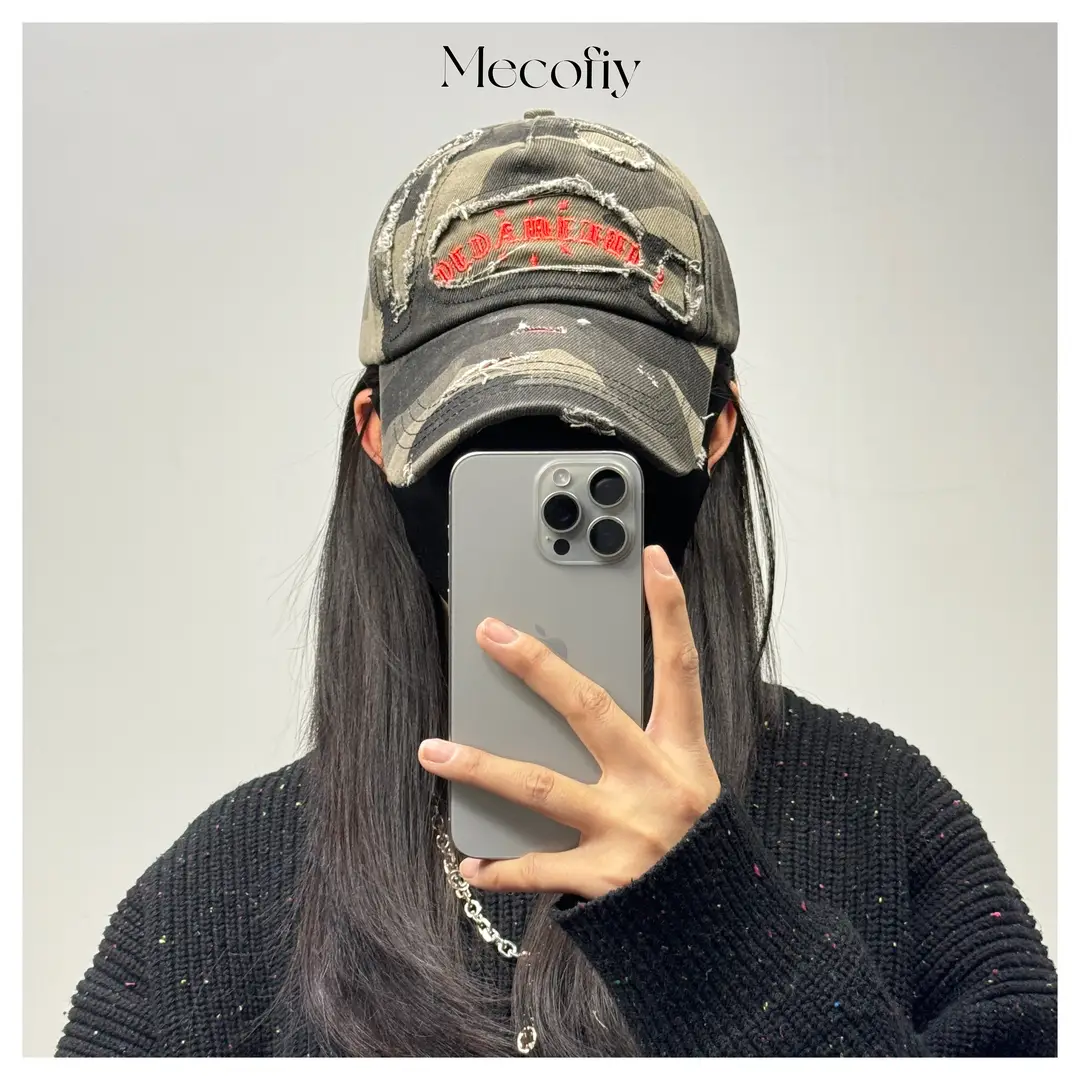 American Vintage Camouflage Cap for Girls Men Summer - Image 6
