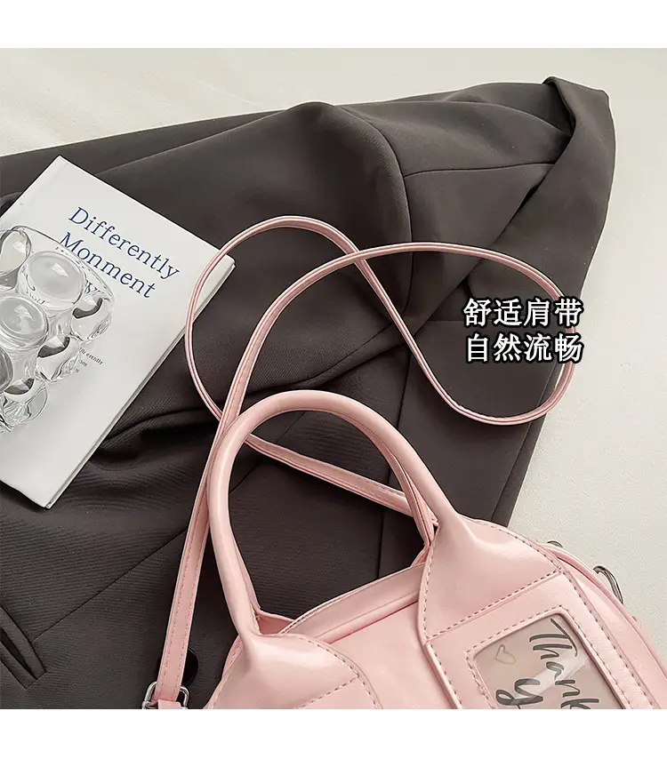 Women's Light Purple Clear Pouch with Bow — feature 11