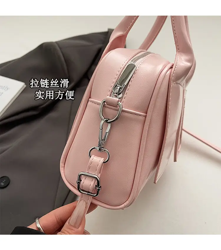 Women's Light Purple Clear Pouch with Bow — feature 12