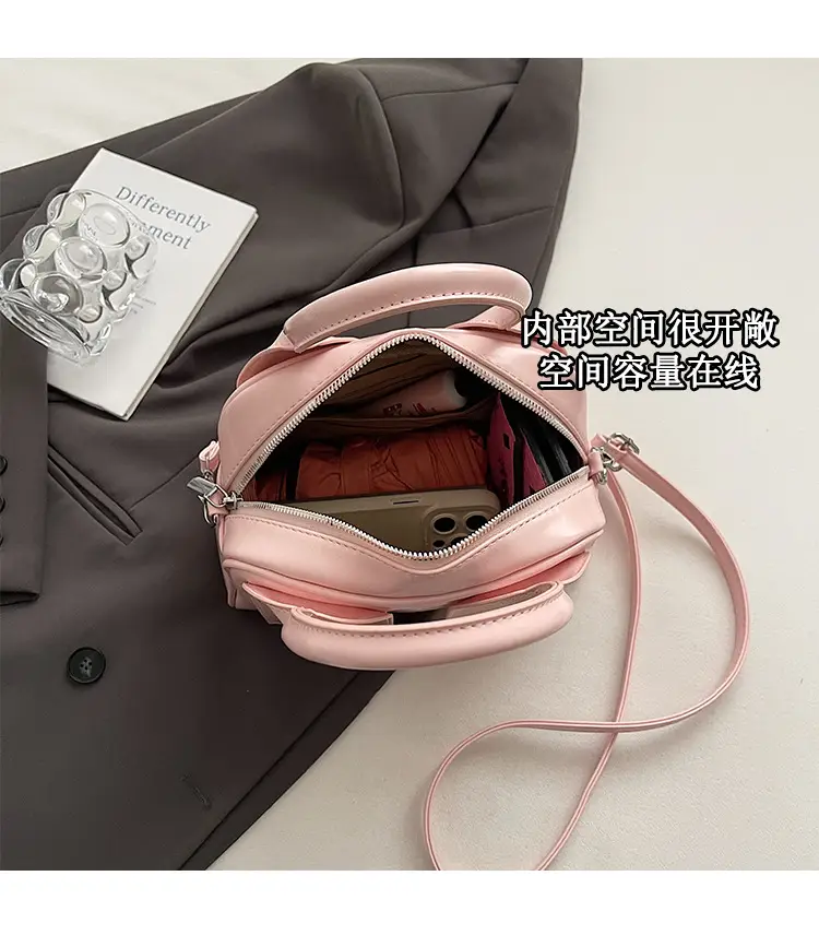 Women's Light Purple Clear Pouch with Bow — feature 4