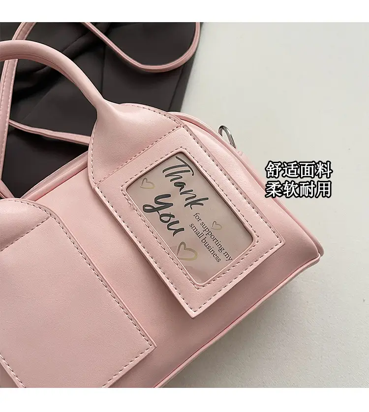 Women's Light Purple Clear Pouch with Bow — feature 8