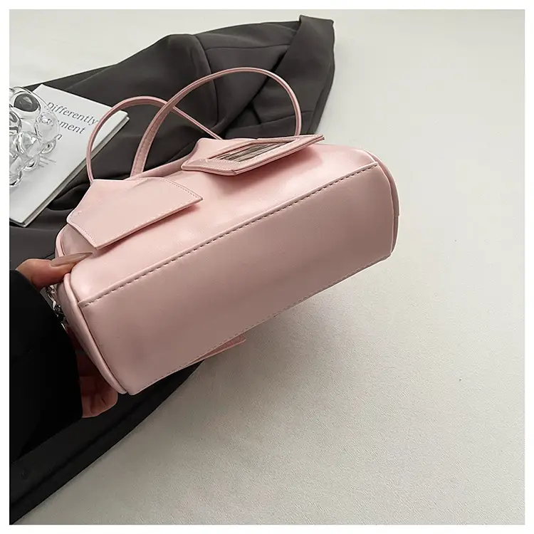 Women's Light Purple Clear Pouch with Bow — feature 9
