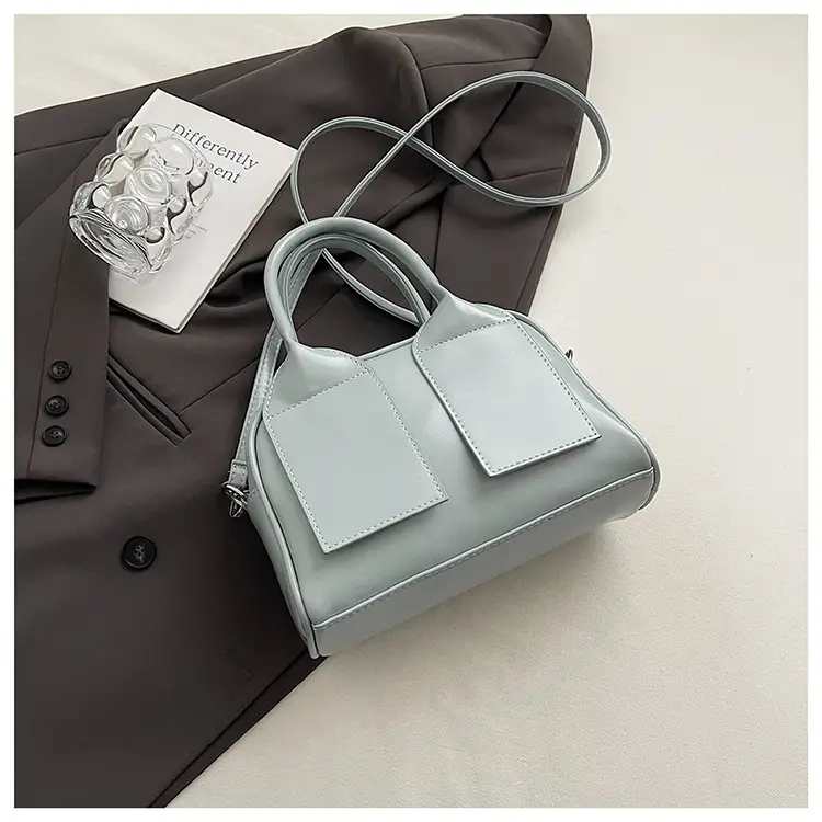 Women's Light Purple Clear Pouch with Bow - Image 10