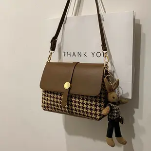 Women Checkered Shoulder Bag Large Capacity Commuter All-match — feature 14