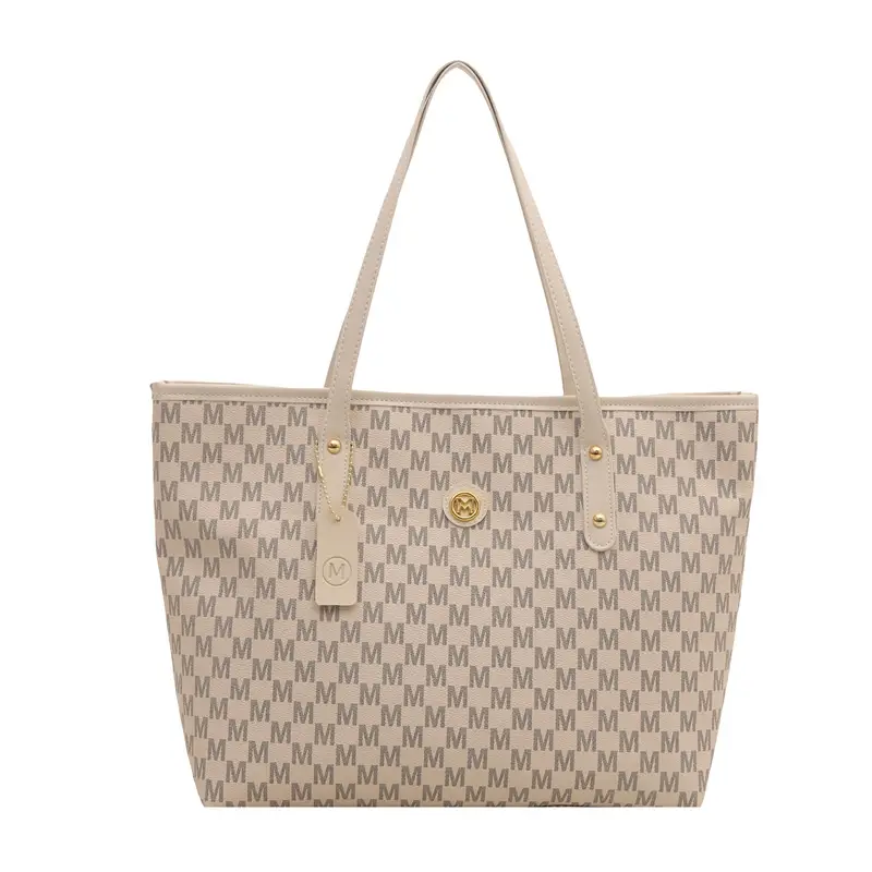 Women Checkered Shoulder Bag Large Capacity Commuter All-match - Image 2